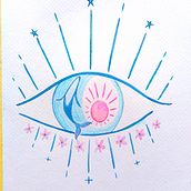 My project for course: Watercolor Techniques for Dreamlike Illustrations. Traditional illustration, Drawing, Watercolor Painting, and Editorial Illustration project by eugennnie - 12.28.2023