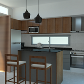Mi proyecto del curso: Render de interiores con SketchUp y V-Ray Next. Architecture, Interior Architecture, Digital Architecture, and ArchVIZ project by María Luz Patrono - 12.26.2023