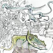 My project for course: Dreamlike Illustration: Draw Your Imagination. Traditional illustration, Drawing & Ink Illustration project by Rob Linton - 12.28.2023