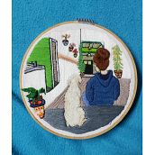 Mi proyecto del curso: Introducción al bordado botánico. Een project van Borduurwerk y Textielontwerp van Areli Romero - 31.03.2022