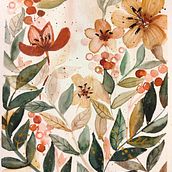 My project for course: Artistic Floral Watercolor: Connect with Nature. Traditional illustration, Painting, Watercolor Painting, and Botanical Illustration project by netzies - 12.28.2023