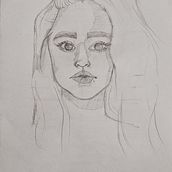 Dibujo. Traditional illustration, Drawing, Portrait Drawing, and Figure Drawing project by luvis.lg - 12.27.2023