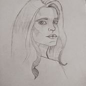 Dibujo. Traditional illustration, Drawing, Portrait Drawing, and Figure Drawing project by luvis.lg - 12.27.2023
