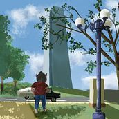 Mi proyecto del curso: Concept Art: introducción al diseño de escenarios. Traditional illustration, Film, Video, TV, Animation, Digital Illustration, Video Games, Concept Art, and Game Design project by Agnys - 12.26.2023
