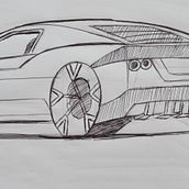 Meu projeto do curso: Esboço de design de carros. Design, Industrial Design, Product Design, and Sketching project by Gabriel Messias - 12.29.2023