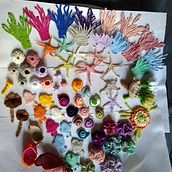 Mi proyecto del curso: Técnicas de crochet para tejer la vida marina. Accessor, Design, Arts, Crafts, Fiber Arts, Crochet, and Textile Design project by mónica - 12.28.2023