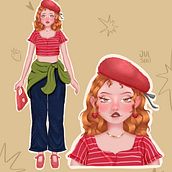 Mi proyecto del curso: Diseño de personajes con identidad en Procreate. Traditional illustration, Character Design, Digital Illustration, Artistic Drawing, Digital Drawing, and Figure Drawing project by Julshit - 12.28.2023