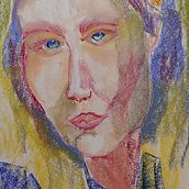 Mon projet du cours : Création de portraits expressifs avec des pastels secs. Traditional illustration, Fine Arts, Drawing, Portrait Drawing, and Artistic Drawing project by Samantha Elbhar - 12.29.2023
