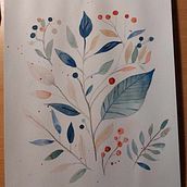 My project for course: Artistic Floral Watercolor: Connect with Nature . % magdalena_e_malinowska tarafından hazırlanan Geleneksel illüstras, on, Tablo, Sulubo, a Resim, Botanik İllüstras, Ve on projesi - 12.29.2023