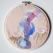 Embroidered Paintings. Arts, and Crafts project by maya.skarzenski - 12.30.2023