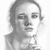 Mi proyecto del curso: Introducción al dibujo de retrato a lápiz. Fine Arts, Pencil Drawing, Drawing, Realistic Drawing, and Artistic Drawing project by germansc - 01.05.2024
