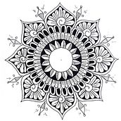 Mon projet du cours : L'art de dessiner des mandalas : créez des motifs géométriques. Drawing & Ink Illustration project by kermxav - 12.24.2023