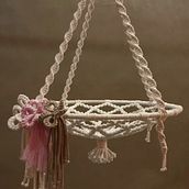 Fotel wiszący. Macramé, and Design project by Małgorzata Zielińska - 12.30.2023
