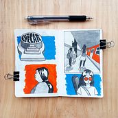 Mi proyecto del curso: Sketchbook para principiantes: aprende a dibujar tu entorno . Un projet de Illustration traditionnelle, Esquisse , Créativité, Dessin , et Carnet de croquis de Ana Salas - 30.12.2023