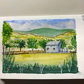 Mon projet du cours : Carnet de voyage à l’aquarelle. Un projet de Illustration traditionnelle, Aquarelle, Illustration architecturale , et Carnet de croquis de ainhoa_13 - 30.12.2023