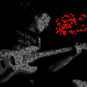 Glyph Bassist: Creative Coding: Making Visuals with JavaScript. Motion Graphics, Programming, Multimedia, and JavaScript project by Steven - 12.28.2023