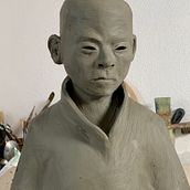 My project for course: Introduction to Clay Figurative Sculpture. Fine Arts, and Sculpture project by e_raset - 12.31.2023