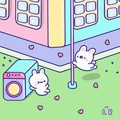 My project for course: Designing Kawaii Worlds: Spread Joy Through Illustration. Character Design, Digital Illustration, and Manga project by Karina Lestari - 12.26.2023