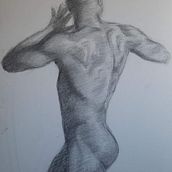 Mi proyecto del curso: Dibujo de la figura humana en movimiento. Un proyecto de Bellas Artes, Bocetado, Dibujo a lápiz, Dibujo y Dibujo realista de pmartind - 31.12.2023