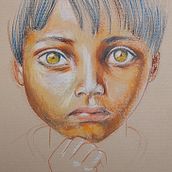 Illustration au pastel et aux crayons de couleur. Pencil Drawing, Drawing, and Portrait Drawing project by annick_cohen - 12.31.2023