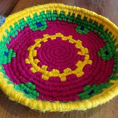 Mi proyecto del curso: Cestería para principiantes: la técnica de espiral. Un proyecto de Diseño de complementos, Artesanía, Diseño de moda, Tejido y Diseño textil de Evelyn Jenschke Kania - 29.12.2023