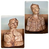 My project for course: Introduction to Clay Figurative Sculpture. Fine Arts, and Sculpture project by vsmith44 - 01.01.2024