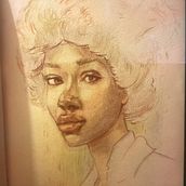 My project for course: Vibrant Portrait Drawing with Colored Pencils. Drawing, Portrait Drawing, Sketchbook, and Colored Pencil Drawing project by amydodsworth - 01.01.2024