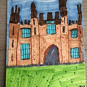 Castle in london. Artistic Drawing project by house_art - 01.01.2024