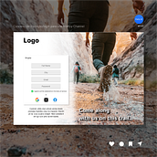Pagina SingUp - Dailyui Challenge #001. Een project van  Ontwerp, UX / UI y Webdesign van Jonathan Rafael - 25.12.2023