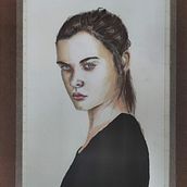 My project for course: Watercolor Portrait from a Photo. Un progetto di Illustrazione tradizionale, Pittura ad acquerello e Disegno di ritratti di Pom Smilemoon - 01.01.2024