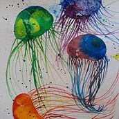 My project for course: Modern Watercolor Techniques. Traditional illustration, Fine Arts, Painting, and Watercolor Painting project by Marion O'Connor - 12.30.2023