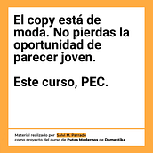 Mi proyecto del curso: Copywriting para copywriters. Advertising, Cop, writing, Stor, telling, and Communication project by Salvi Macías Parrado - 01.02.2024