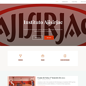 Meu projeto do curso: Instituto Ajisirjac. UX / UI, IT, Web Design, Web Development, No-Code Development, and Digital Product Design project by maximoglendar - 11.29.2023