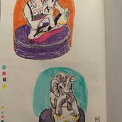 Mi proyecto del curso: Sketching diario: desarrolla tu visión artística. Traditional illustration, Sketching, Creativit, Drawing, and Sketchbook project by PAULA LAMA LAGOS - 01.02.2024