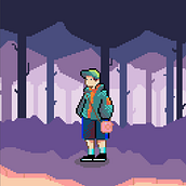 Meu projeto do curso: Introdução ao desenho de personagens em pixel art. Character Design, Video Games, Pixel Art, and Game Design project by Caroline Gonçalves Rego - 12.31.2023