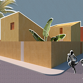 Meu projeto do curso: Representação gráfica de projetos arquitetônicos. Architecture, Graphic Design, Interior Architecture, Interior Design, L, scape Architecture, Collage, Digital Architecture, and Architectural Illustration project by Raquel Carla - 01.03.2024