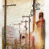 My project for course: Expressive Watercolor Painting: Create Compelling Illustrations. Un proyecto de Bellas Artes, Pintura y Pintura a la acuarela de lune_staar - 03.01.2024