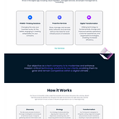 Website for a Tech Company. IT, Web Development, and UX / UI project by Edmund Chukwu - 01.03.2024