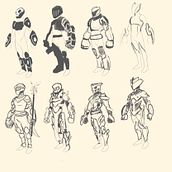 Sci Fi Fighter. Character Design project by Scott Newman - 01.03.2024
