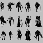 Mi proyecto del curso: Diseño de personajes para concept art_ Gladiador Ciberpunk. Traditional illustration, Character Design, Digital Illustration, Video Games, Concept Art, and Game Design project by Edwing Salazar Alvarez - 01.02.2024