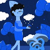 Mi proyecto del curso: Ilustración digital: crea desde tu imaginación. Ilustração tradicional e Ilustração digital projeto de Nicolas Morales - 03.01.2024