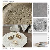 Mi proyecto del curso: Técnicas decorativas en concreto. Accessor, Design, Arts, Crafts, Interior Design, Interior Decoration, and DIY project by Regina Novoa - 01.02.2024