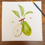 Mi proyecto del curso: Ilustración botánica realista: conecta con la naturaleza. Painting, Watercolor Painting, Botanical Illustration, and Naturalistic Illustration project by sguinandramirez - 01.01.2024