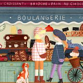 Mon projet du cours : Illustration vintage pour des livres jeunesse attrayants. Editorial Design, Paper Craft, Bookbinding, Children's Illustration, Narrative, and Children's Literature project by Aurelie - 01.03.2024