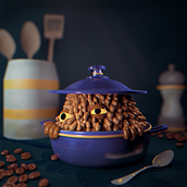 Mon projet du cours : Conception de personnages animés amusants sur Cinema 4D. 3D, Animação, Direção de arte, Design de personagens, Animação de personagens, Animação 3D, Modelagem 3D, Design de personagens 3D e Ilustração animada projeto de Mehdi IZZA - 04.01.2024