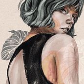 Mój projekt z kursu: Rysowanie portretów z użyciem Procreate. Digital Illustration, and Portrait Drawing project by Agnieszka Stachurska - 01.04.2024