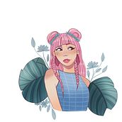 My project for course: Cartoon-Style Character Portraits with Procreate. Een project van Ontwerp van personages, Digitale illustratie, Digitale tekening y  Digitaal schilderij van Melissa Smith - 04.01.2024