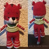 cursus: Amigurumi: haak en ontwerp levendige figuurtjes - Mijn glittertijgertje. Crochet, and Amigurumi project by Cobie Verheij - 01.05.2024