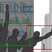 Mi proyecto del curso: Introducción al storyboarding. Projekt z dziedziny Trad, c, jna ilustracja,  Manager art, st, czn, Produkcja audiowizualna, Ilustracja c, frowa, Stor, board, Concept art, R, sunek c i frow użytkownika cynthreybloom - 04.01.2024