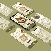Memory Lane - Mobile Application. Een project van UX / UI,  Ontwerp y Kinderillustratie van Alexa - 02.01.2024